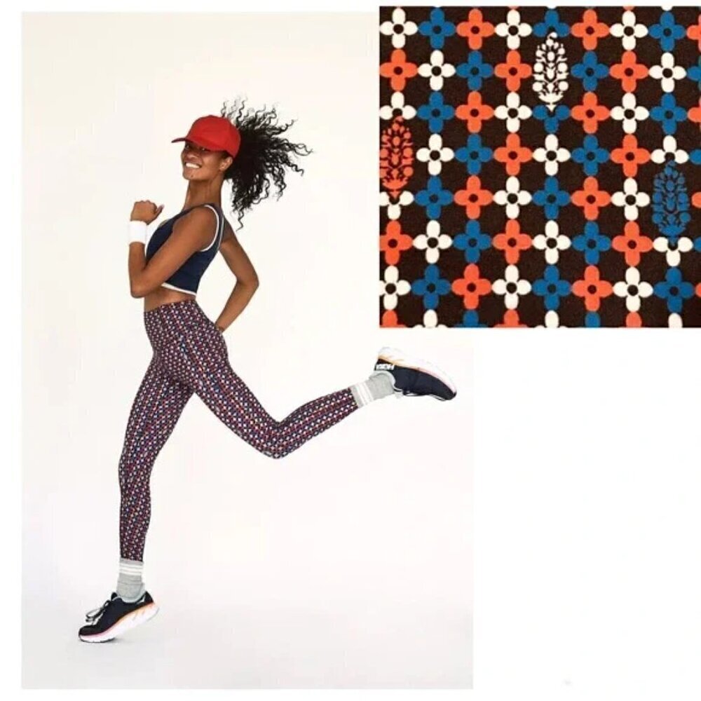 NWOT Free People Movement Plie All Day High Rise Printed Leggings